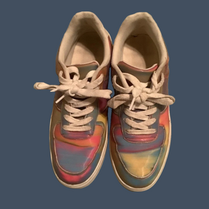 TIE DYE DESIGN~CUTE LADIES SNEAKERS~ SIZE 9